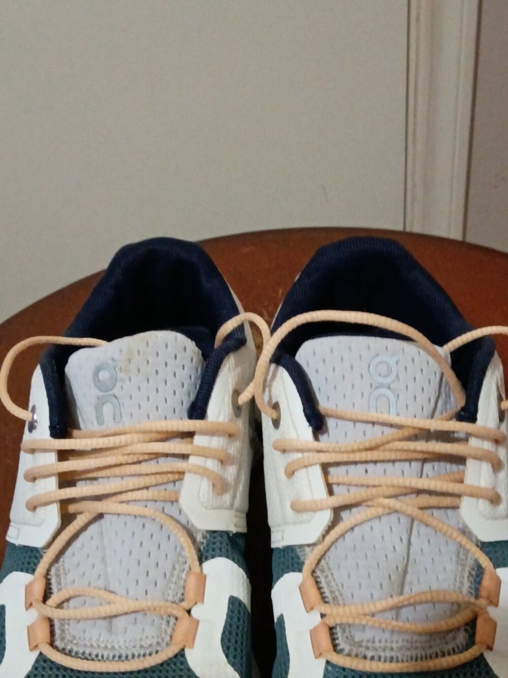 On Running Cloud 5 Push 69.98856 Womens W6 Athletic Shoes White Cobble Sneakers - Picture 14 of 14